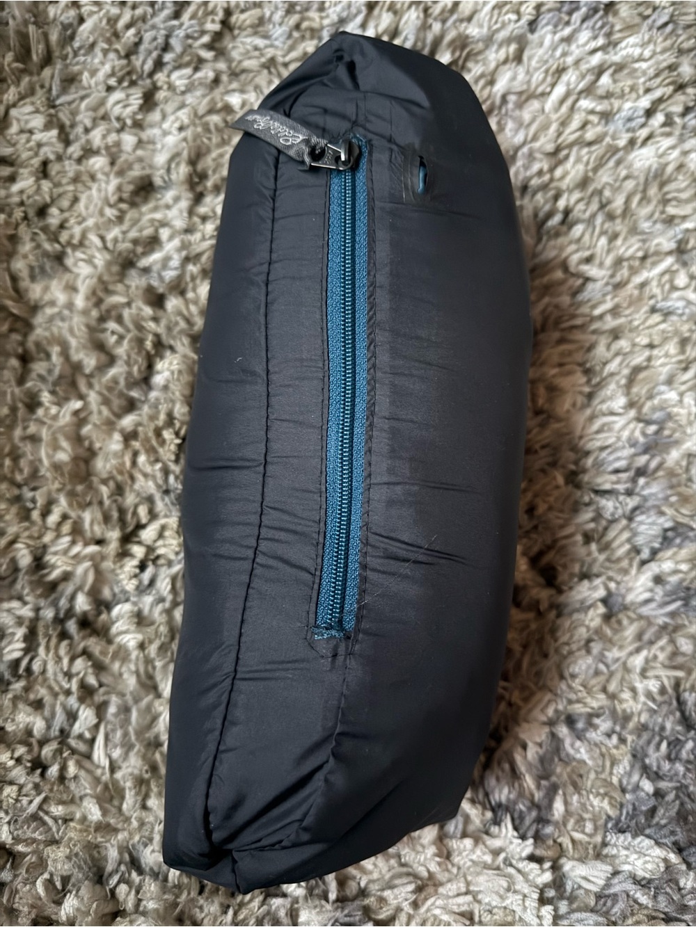 Eddie Bauer Women’s First Ascent Teal Hooded Packable Down Jacket - Picture 5 of 5